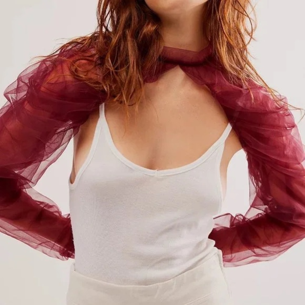 Free People Royal Treatment Puff Bolero
